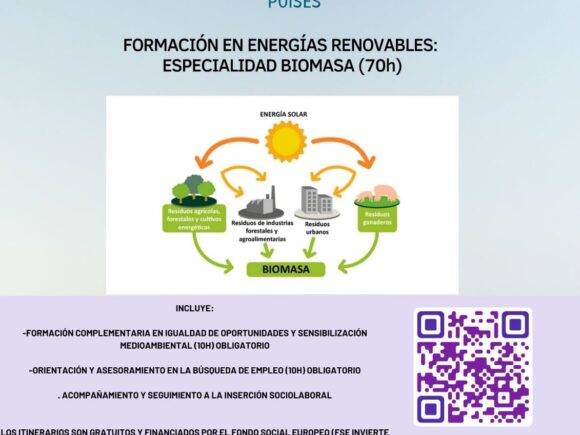 Programa Poises: Formación en energías renovables