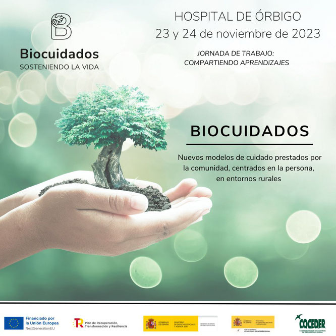 COCEDER organiza un encuentro en Hospital de Órbigo (León) los días 23 y 24 de noviembre para compartir los aprendizajes del proyecto piloto de “Biocuidados