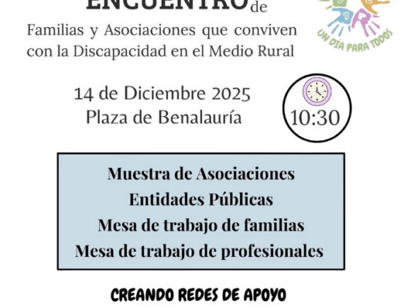 Encuentro de Familias y Asociaciones que conviven con la discapacidad en el medio rural
